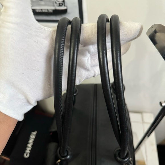 🔥CHANEL Cambon Ligne Black Quilted Leather Multipocket Reporter Bag - Picture 8 of 16